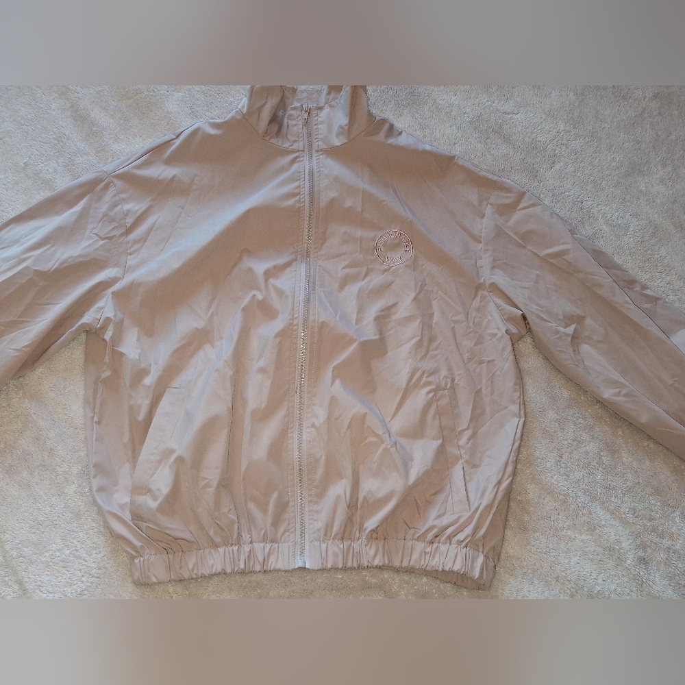 DAZY Mauve Zipper Jacket Dusty Pink Wind Breaker